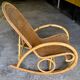 60s rocking chair rattan bamboo rocking chair