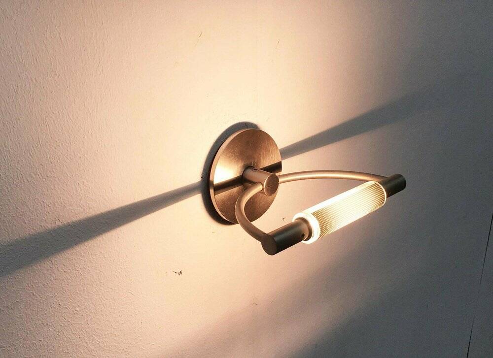 Mini Wall Lamp Model Gradi Postmodern Italian Vintage by Franco Bettonica and Mario Melocchi for Cini & Nils, 1990s