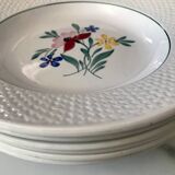 Fabiola Digoin Sarreguemines deep plates from the 50s