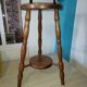 Stool wooden feet turned arts and crafts