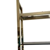 Brass and smoked glass shelf 1970s