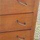 Oak chest of drawers 50s oak feet compass 5 drawers