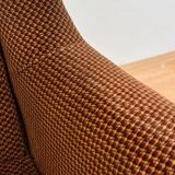 Original design fiberglass wing chair by Miroslav Navratil, 1970s