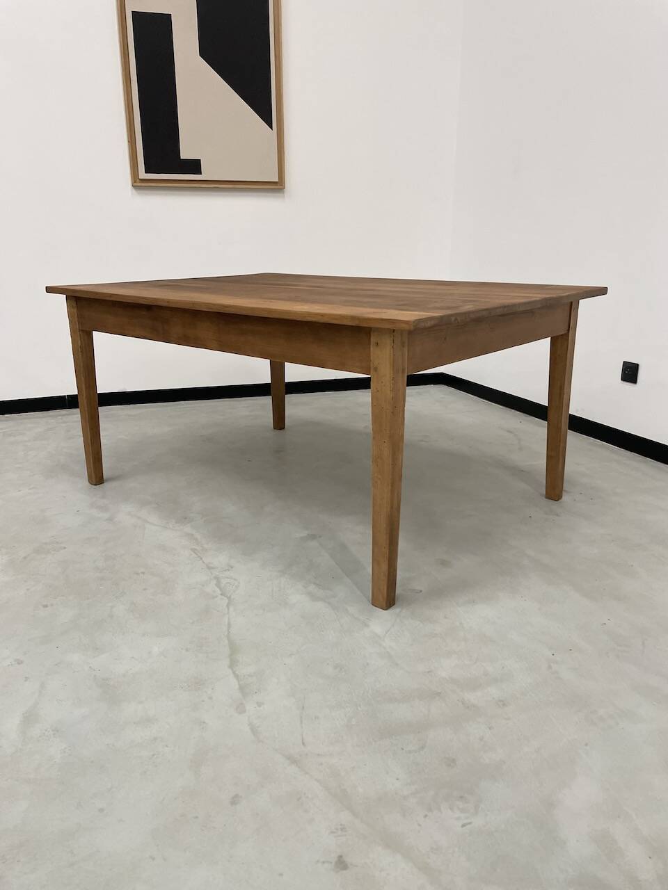 Pine farmhouse table 160 x 110 cm