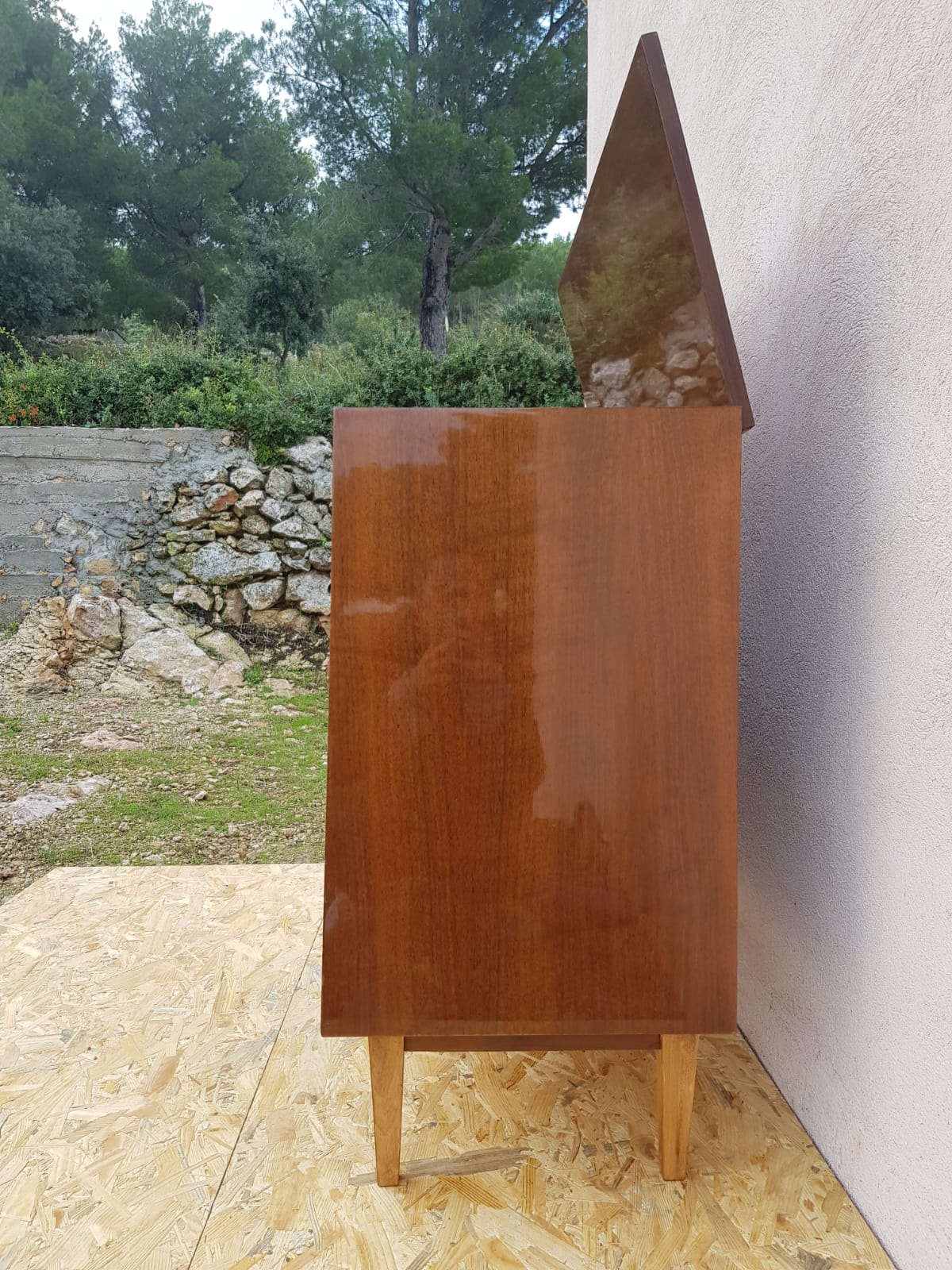 Meuble hifi tourne disque et radio Continental Edison