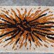 1970s Scandinavian Rya style rug