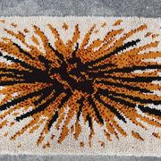 Tapis style Rya scandinave années 70
