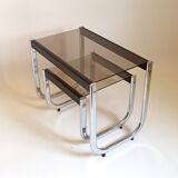 Pair of side tables 70s