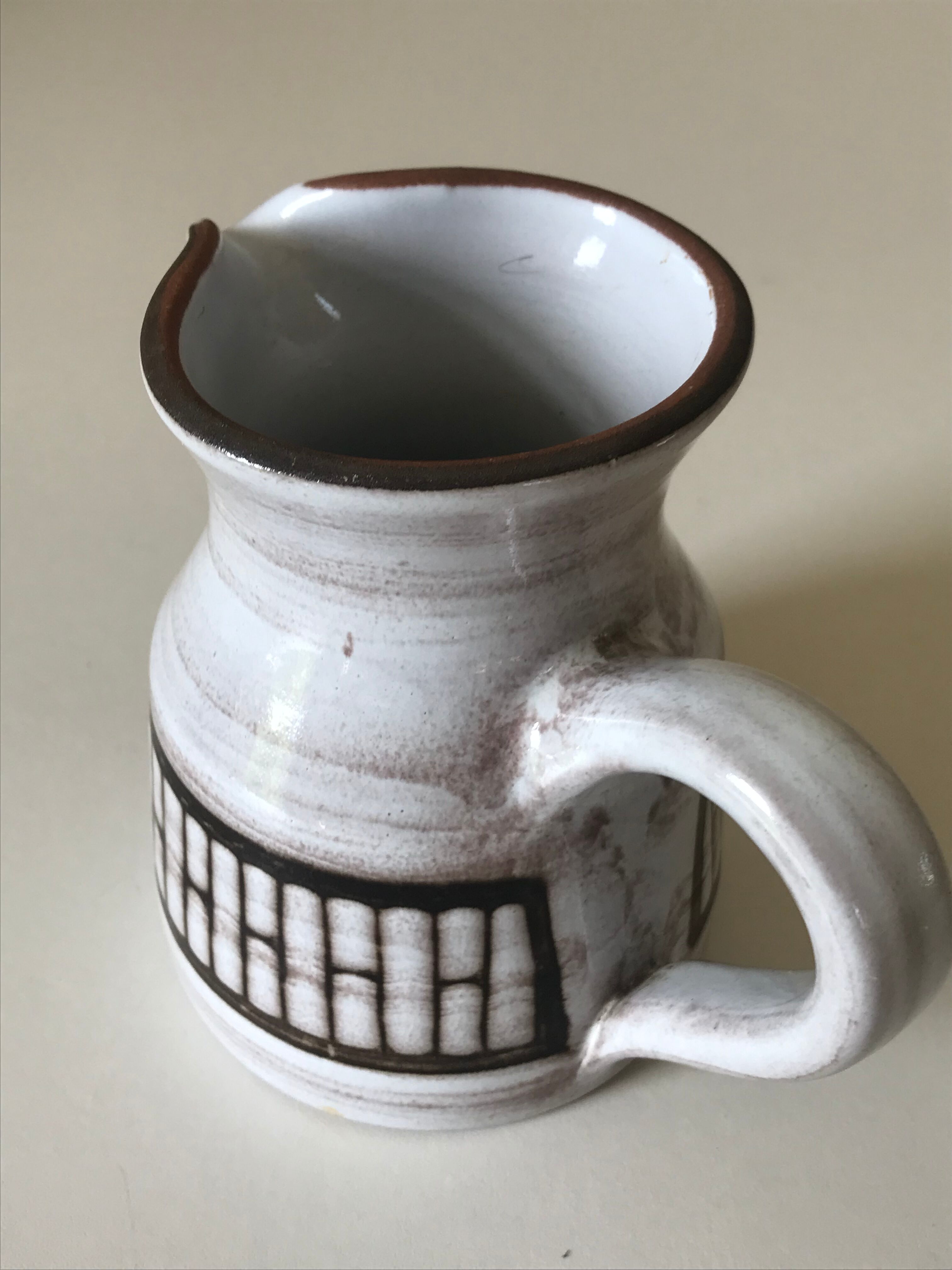 Vintage ceramic pitcher years 60