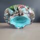 Antique slip basket pot