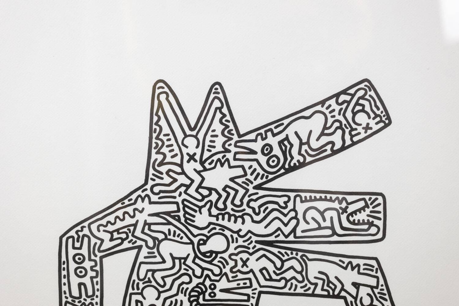 Keith Haring, Screen print, 1990s.
