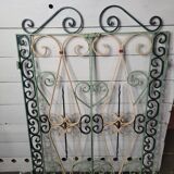 Old wrought iron 2-door gate