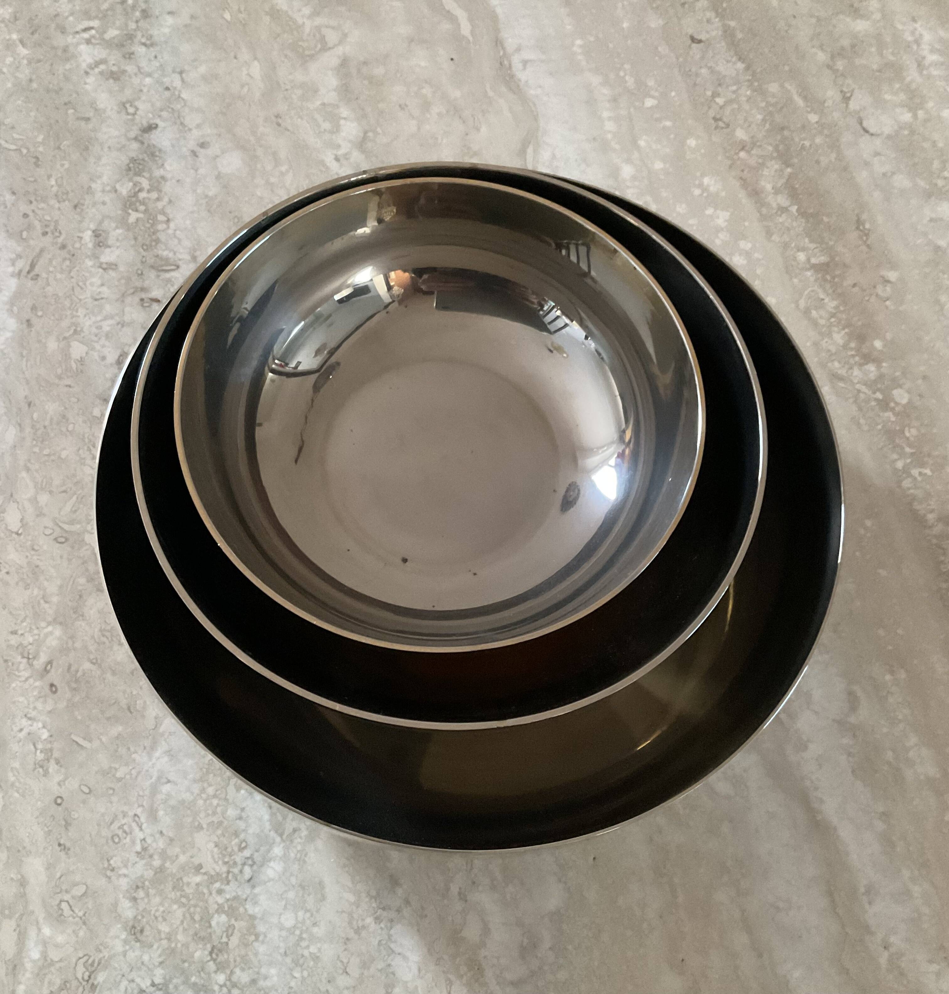 Trio of cups Dorval Italy vintage 70s