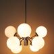 Sputnik chandelier 8 lights, Kaiser Leuchten, Germany, 60's