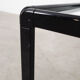 Square glass coffee table, Italian design, 1970s, made in Italy