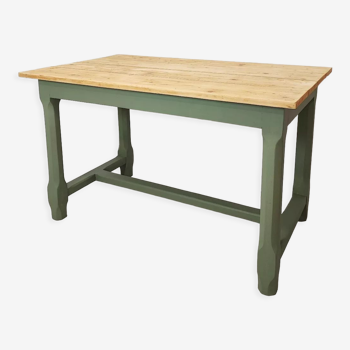 Table de ferme pieds kaki