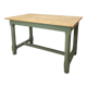Table de ferme pieds kaki