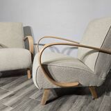 Armchairs by Jindrich Halabala, 1940s, Set of 2