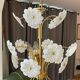 Murano glass flower chandelier, 1970s