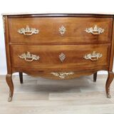 Pink marble top chest of drawers