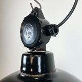 East German Enamel Factory Light By Lbd Veb Leuchtenbau Dresden, 1950s