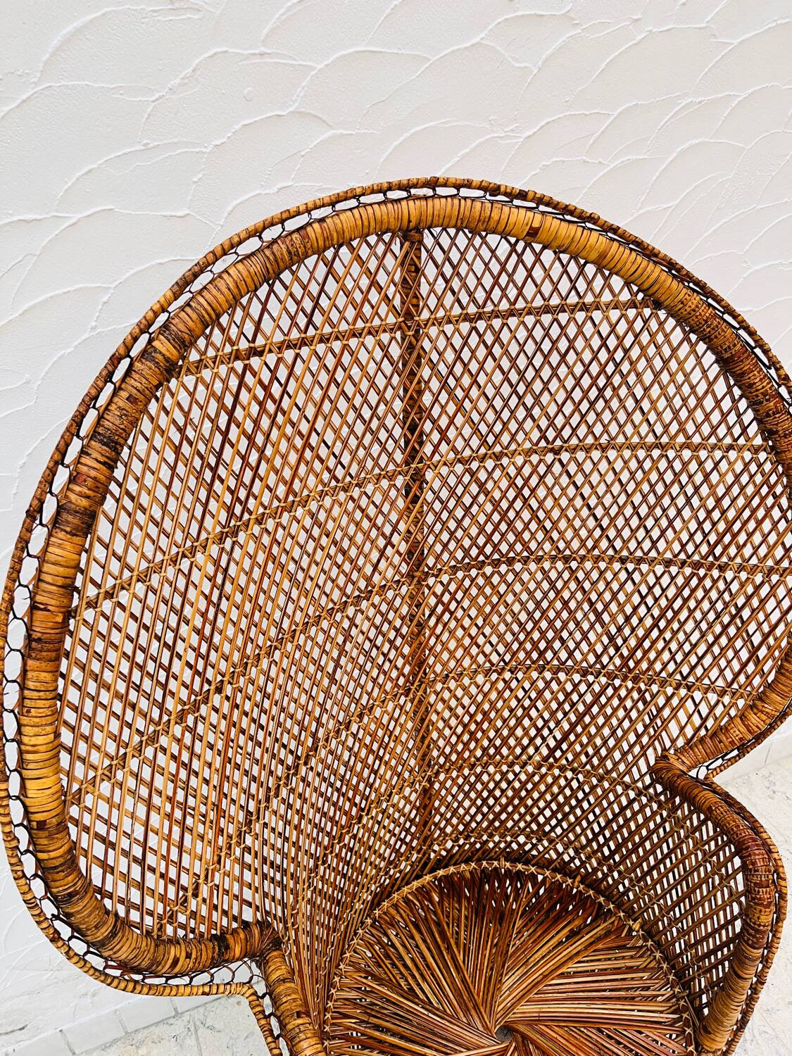 Emmanuelle rattan armchair