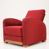 Fauteuil par Jindřich Halabala modèle H-282, Tchécoslovaquie