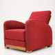 Armchair design by Jindřich Halabala model H-282, Czechoslovakia