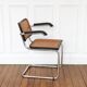 Fauteuil Cesca B64 Breuer Made in Italy - Cannage de l'assise refait