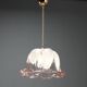 Plafonnier vintage La Murrina en verre de Murano, design Italie années 1980