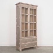 Vitrine en chêne, design danois, années 1980, production : Danemark