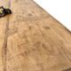 Very large farmhouse table in solid oak, 1950s – L300 cm