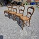 4 chaises style Louis XV en merisier