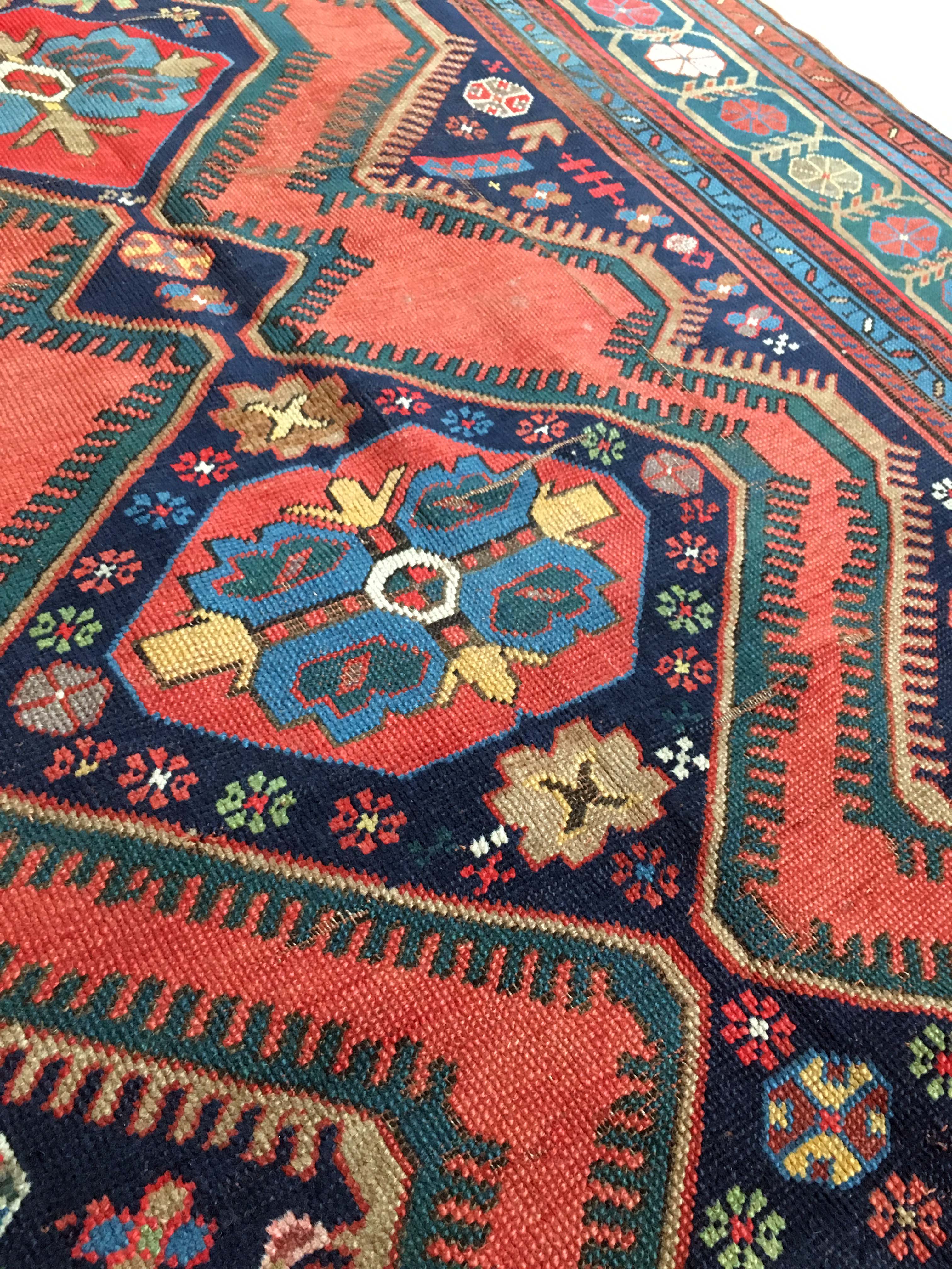 Mat East former Kazak 290 x 160 around 1900