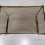 Golden sofa end table