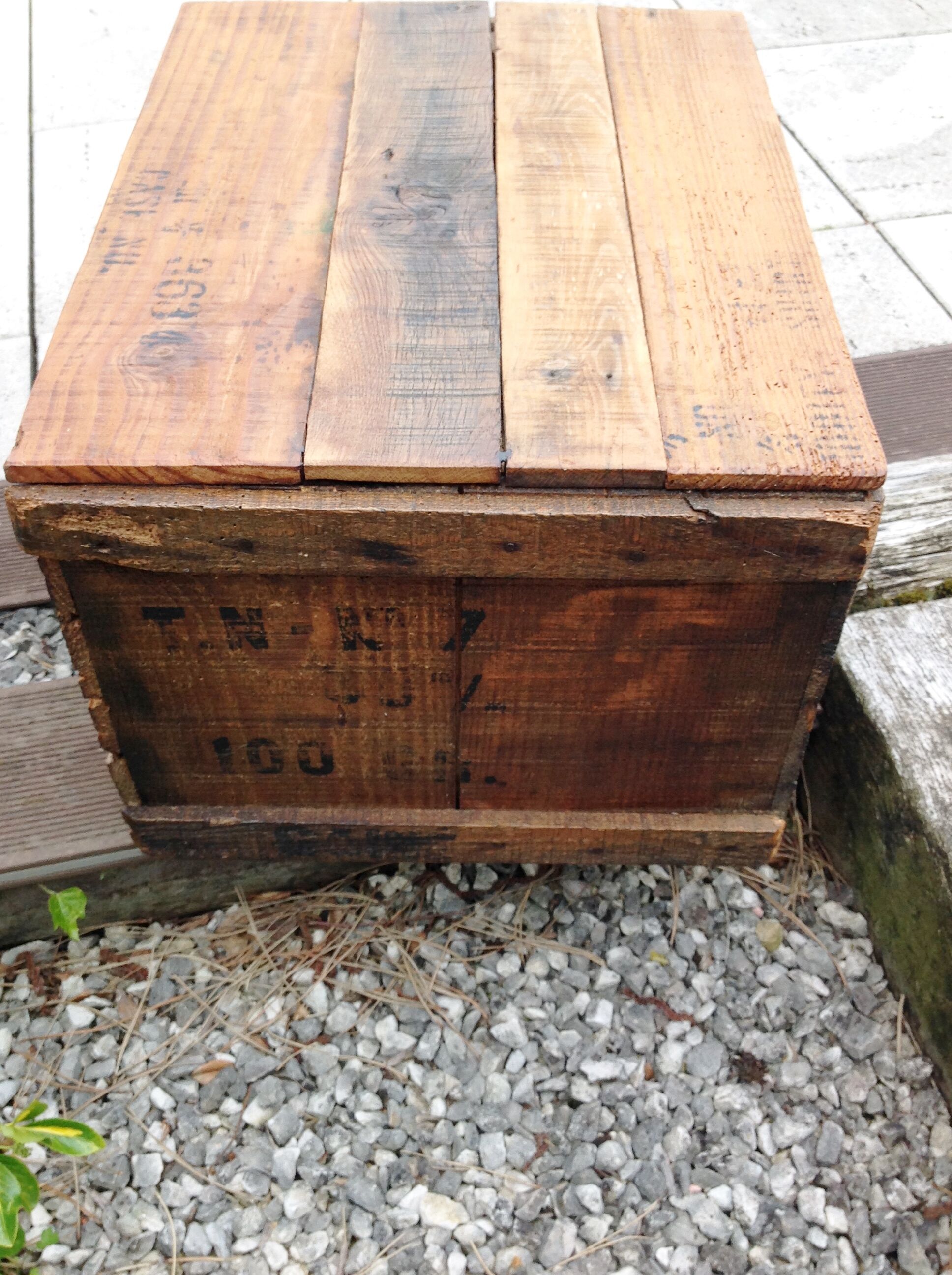 Old wooden crate explosive industrial style 50
