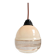 Beige with gold colored ceiling lamp, 1960s