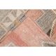 1970s Turkish Oushak Handmade Wool Cotton Orange Runner Rug 102x381