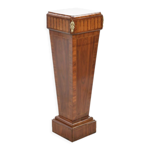 Colonne de style art déco en marqueterie