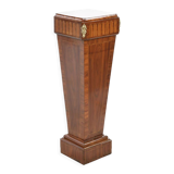 Art Deco style column in marquetry