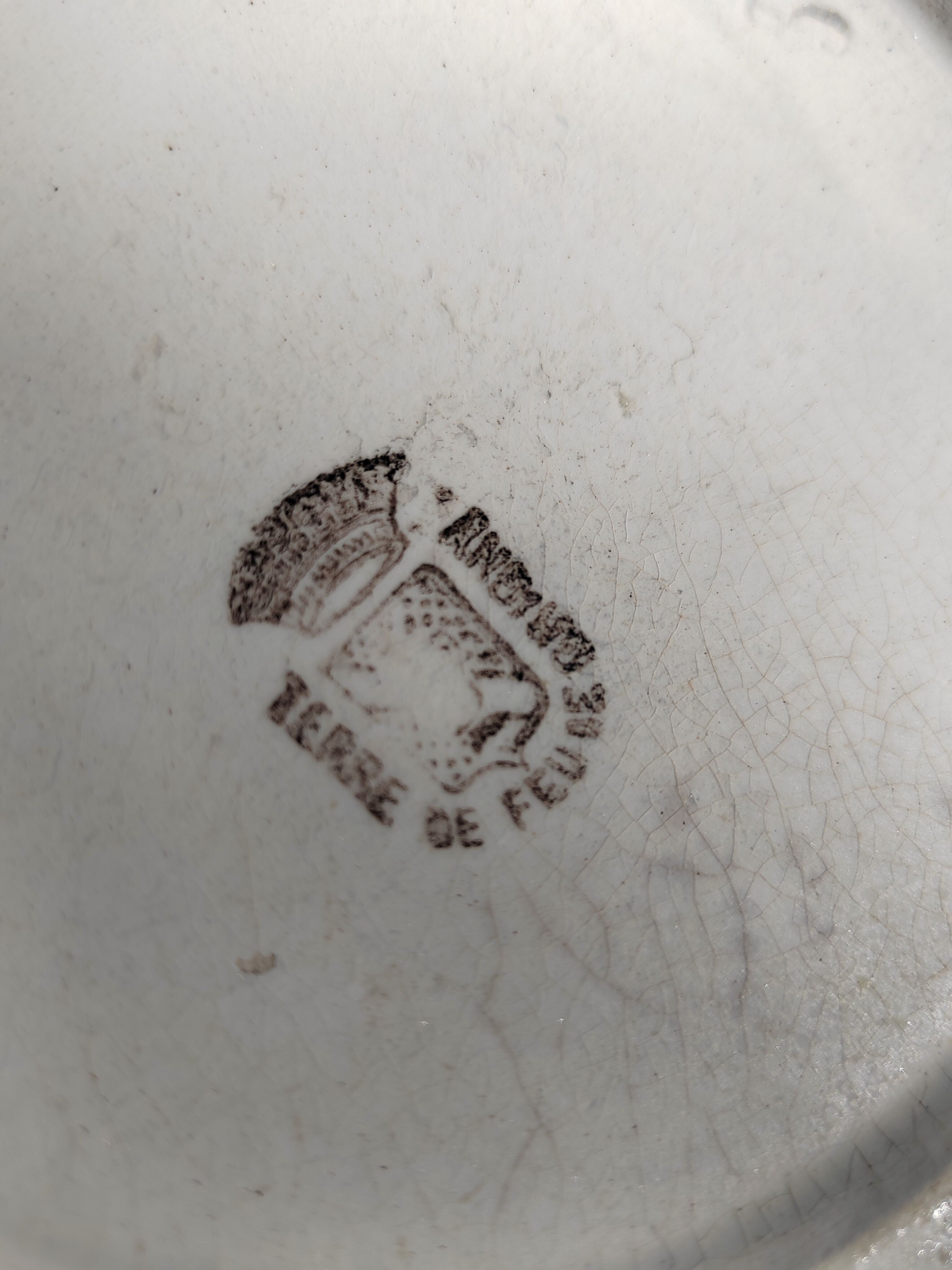 Bathroom pitcher blue floral decoration - Tierra del Fuego de Grigny