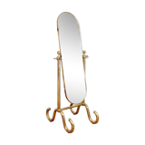 Brass psyched mirror 160x29cm