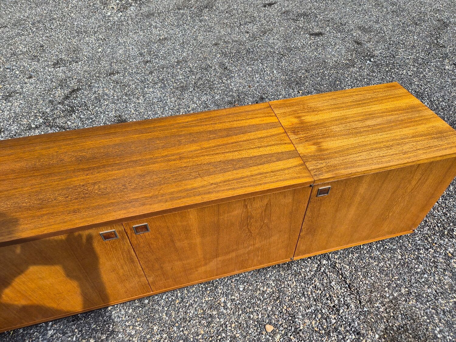 Vintage teak enfilade – Minimalist design – 1970s