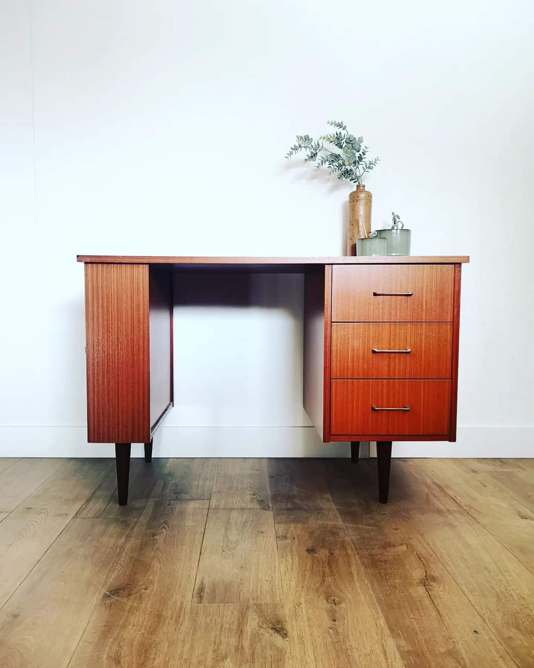 Wooden desk in the 60s