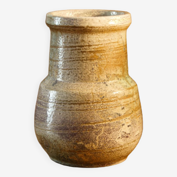 Glazed sandstone vase