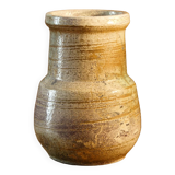 Glazed sandstone vase
