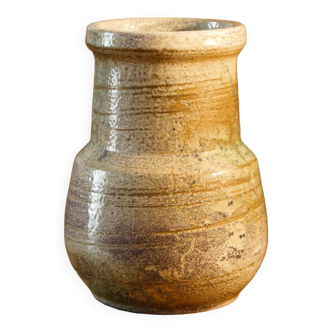 Glazed sandstone vase