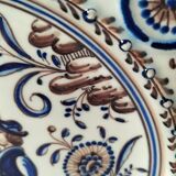 Portuguese earthenware footed dish – Outeiro Águeda – signed