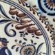 Portuguese earthenware footed dish – Outeiro Águeda – signed