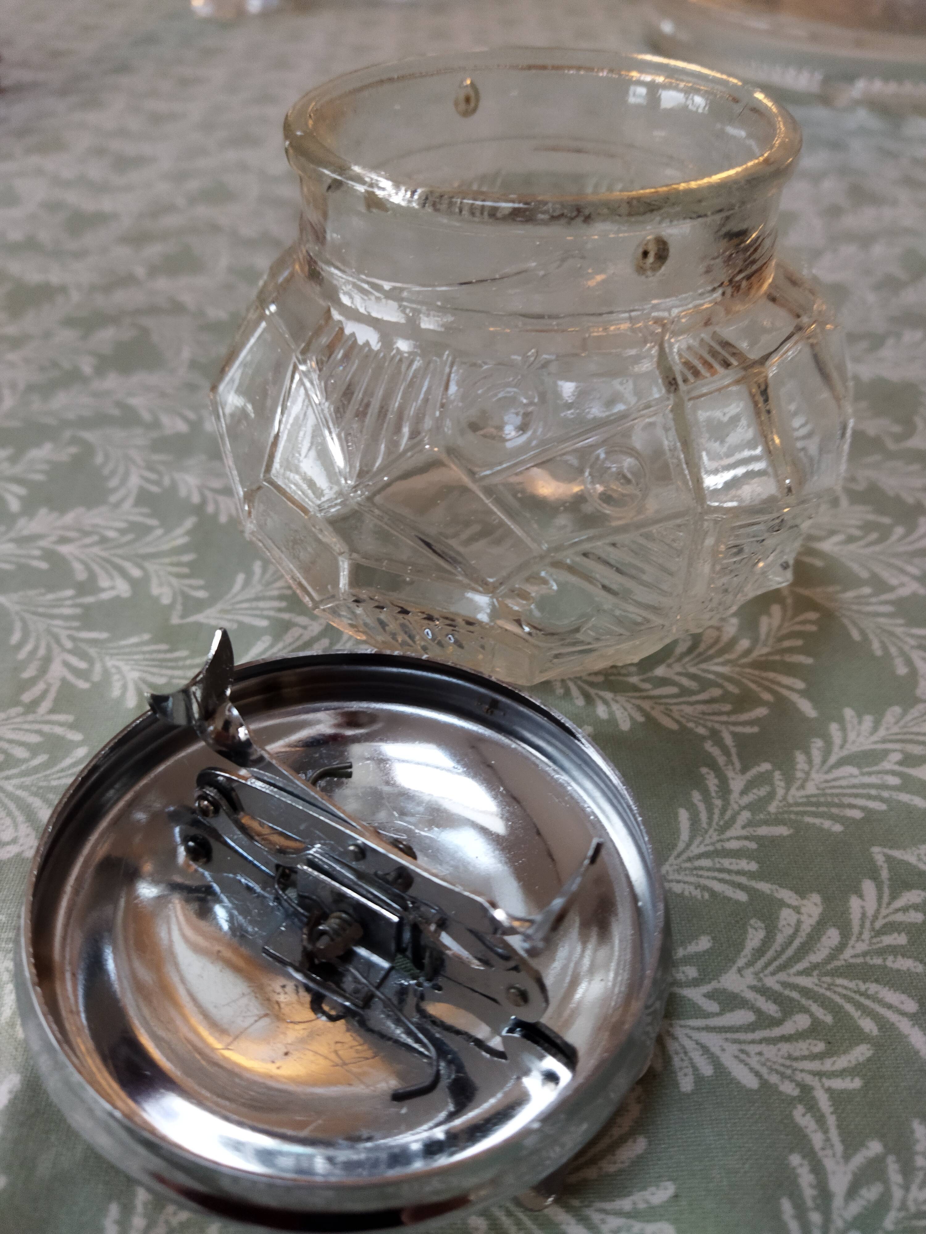 Sucrier vintage pinces intégrées